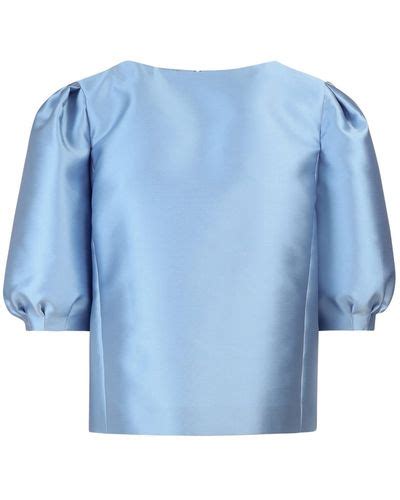 Blue Alberta Ferretti Tops For Women Lyst