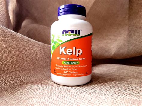 NOW Foods, йод, Kelp, бурые водоросли, 150 мкг, 200 таблеток - Купить ...