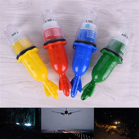 1pc Attract Light Fishing Rod Vertical Buoy Fishing Float Led Light