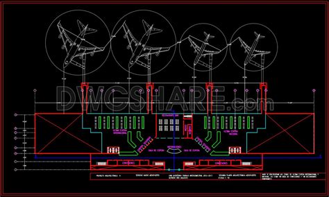 Airport Design Study In D D Autocad Dwg File Off