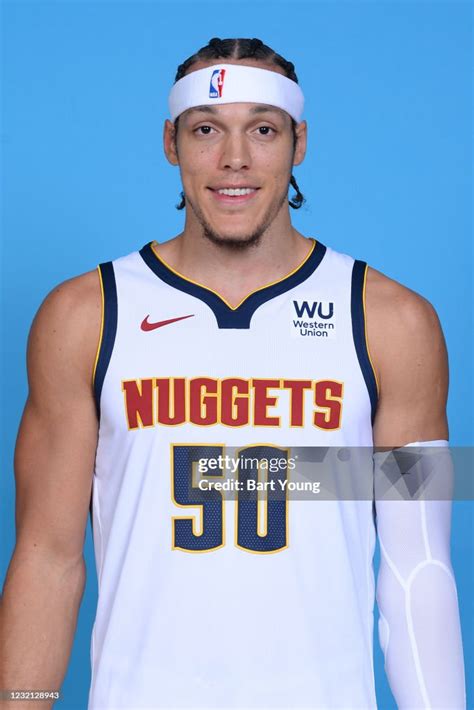 Aaron Gordon Of The Denver Nuggets Poses For A Head Shot On April 3