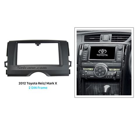 Mais novo Double Din 2012 Toyota Reiz Mark X Carro Rádio Fascia