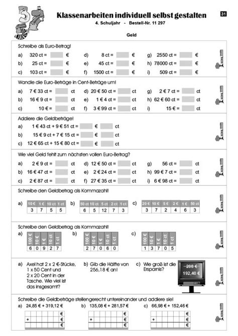 Klassenarbeiten Mathe Klasse