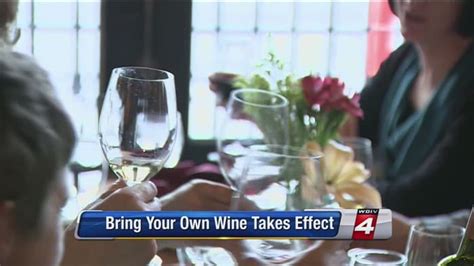 Bring Your Own Wine Takes Effect