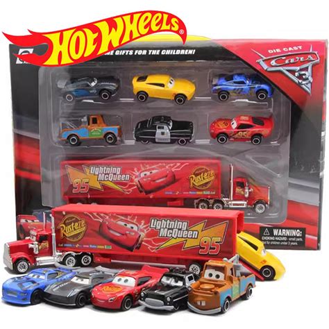Hot Wheels Rodas Quentes 1 64 Balança Pixar Carro Relâmpago McQueen Modelo Brinquedos Diecast