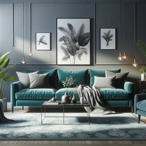 20 Gorgeous Couch Colors to Harmonize with Gray Walls