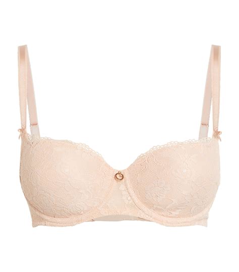 Womens Aubade Nude Moulded Rosessence Half Cup Bra Harrods UK