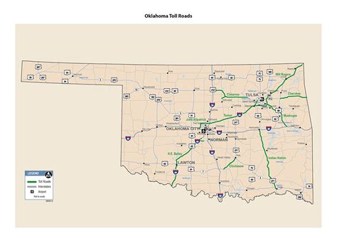 Toll Roads In Oklahoma Map