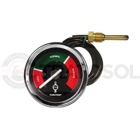 Termômetro indicador temperatura mecânico universal trator massey