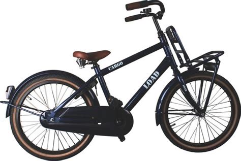 Bike Fun Cargo Fiets Jongens Zwart Inch Bol