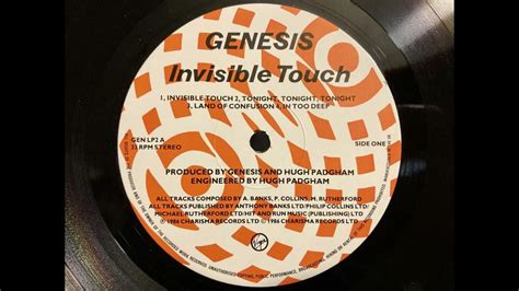 Genesis Invisible Touch Hq Vinyl Rip Linn Sondek Lp12ittokkandid