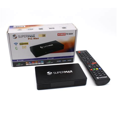 Supermax Pro Max 4K 8K Uydulu Hybrid TV Box