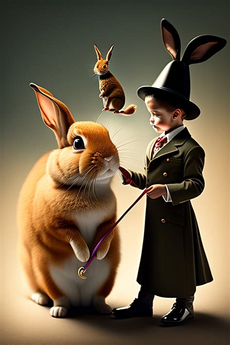 Lexica Image Of A Magician Pulling A Rabbit From A Hat