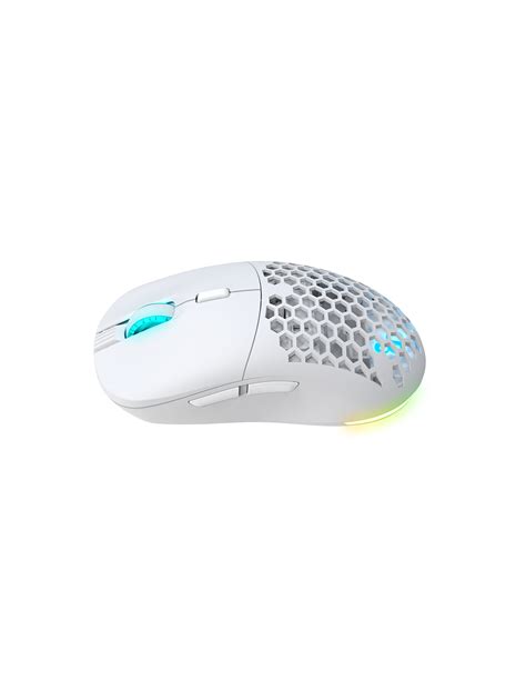 Newskill Mouse Da Gioco Senza Fili Rgb Professionale Arakne Elite Ivory