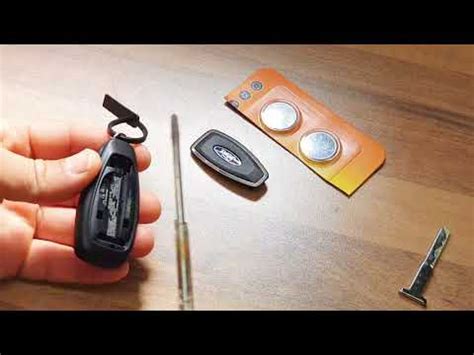 Replacement Of The Battery Of The Ford Kuga Mk Remote Control Ford