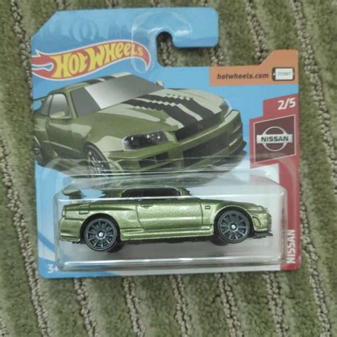 Promo Hot Wheels Skyline Gt R Bnr R Hijau Short Card Shortcard Green Diskon Di Seller