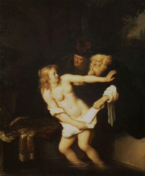 Susanna And The Elders Painting Salomon Koninck Oil Paintings