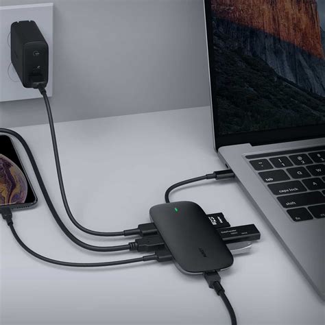 Aukey Cb C71 8 In 1 Type C 100w Pd Usb C Hub Ethernet Port 4k Hdmi