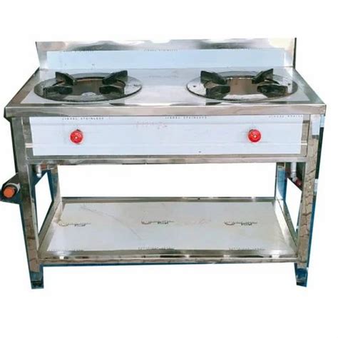 Stainless Steel Two Burner Gas Stove at ₹ 18000 | Two Burner Gas Stove ...