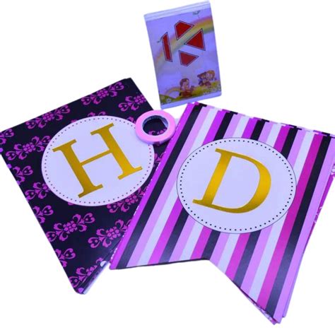 Happy Birthday Letter Banners