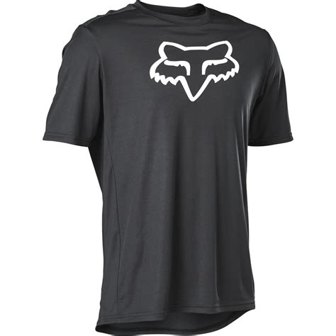 Fox MTB Jerseys Short Sleeve Ranger Black Maciag Offroad