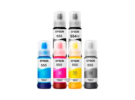 Ripley PACK DE TINTAS EPSON T554 Y T555 ORIGINAL