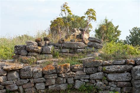 Ancient ruins in Troy. stock photo. Image of bridge, architecture ...