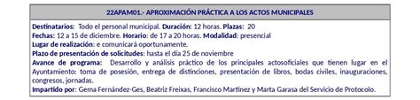 Circular De Actividades Formativas N Ayuntamiento De Zaragoza