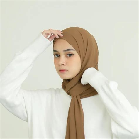 Jual Pasmina Inner Ceruty Baby Doll Hijab Pashmina Iner Instan