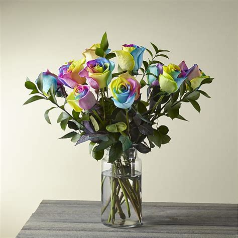 Rainbow Rose Bouquet