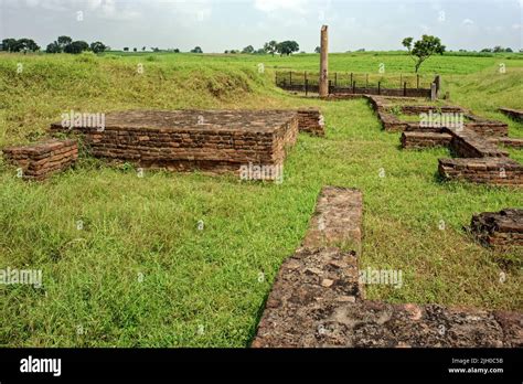 08 23 2008 Ruins Of Ashoka Pillar Buddhist Site Kaushambi, 60 Km From ...