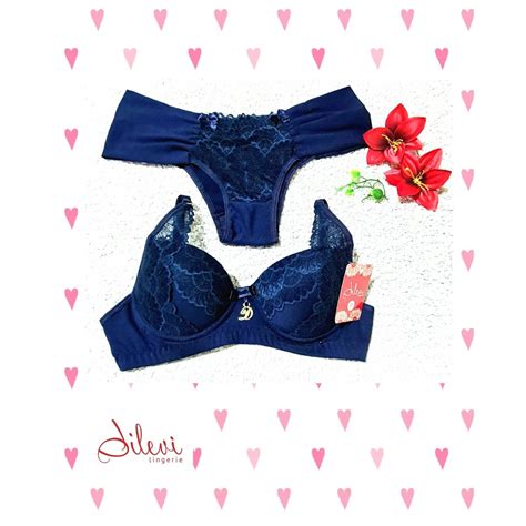 Conjunto Lingerie Calcinha E Suti Luxo Kit Conj Shopee Brasil