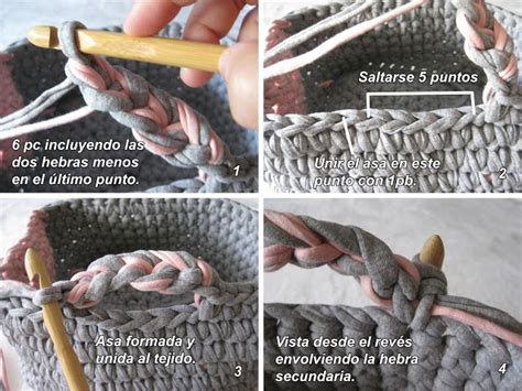 Proyecto Handmade Cesta Cuadrada De Trapillo Coraz N Patr N Tutorial