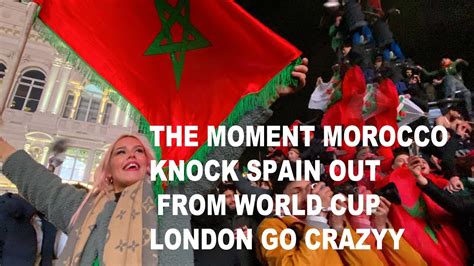 World Cup The Moment Morocco Knock Spain Out By Penality London Go