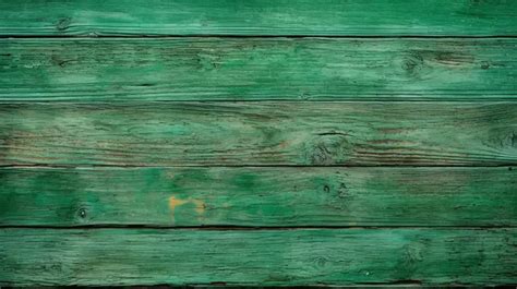 Vintage Green Paint Texture On Weathered Wooden Board Background Wood