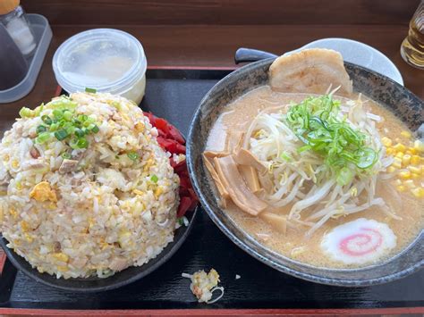 『山内食堂』「味噌ラーメン半チャーハン」秋田県横手市山内 主にラーメン日記 By Harusakikaiはてな