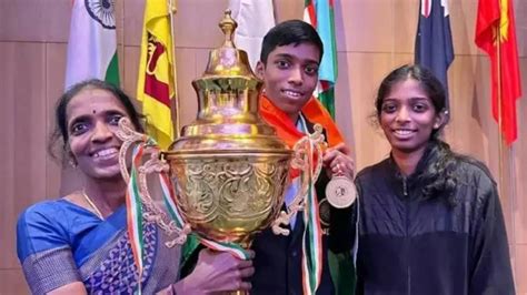 Praggnanandhaa siblings : first-ever Grandmaster siblings in history ...