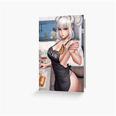 Hot Lucifer Helltaker Sexy Lewd Boobs Tits Vollbusige Oberschenkel Hentai Ecchi Devil Anime