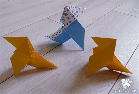 Cocotte en papier origami facile La TÉLÉ des KIDS