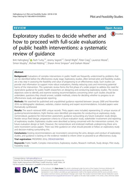 Exploratory Research 11 Examples Format Pdf Examples