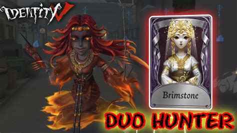 Identity V Geisha Brimstone In Duo Hunter Youtube