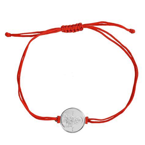 Bracelet Ajustable Cordon Rouge Saint Andr L Ap Tre Avec M Daille