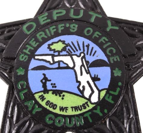 Deputy Sheriff Clay County Florida Badges (2)