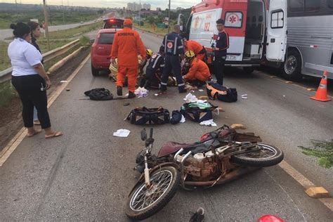 Acidente Na BR 070 Deixa Motociclista Em Estado Grave