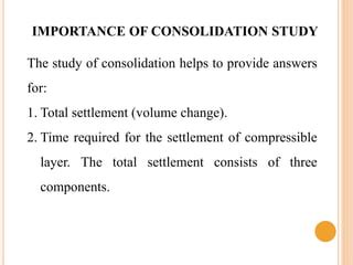 Consolidation of Soil | PPT