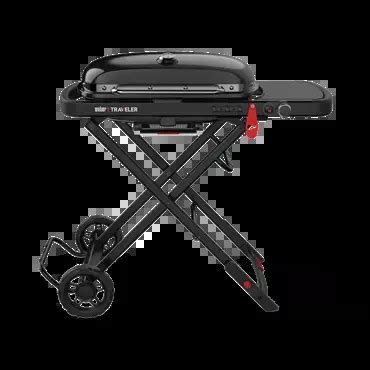 Weber Traveler LP Stealth Editie Gasbarbecue Gas BBQ - Tuincentrum Outlet