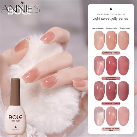 Sơn Móng Tay Gel UV Màu Nude Hồng Đậu Hồng Thời Trang Shopee Việt Nam