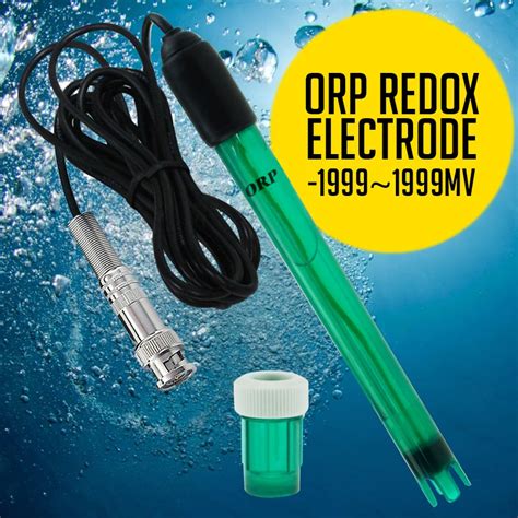 Orp Redox Electrode Bnc Type Connector Replacement Probe Tester Meter