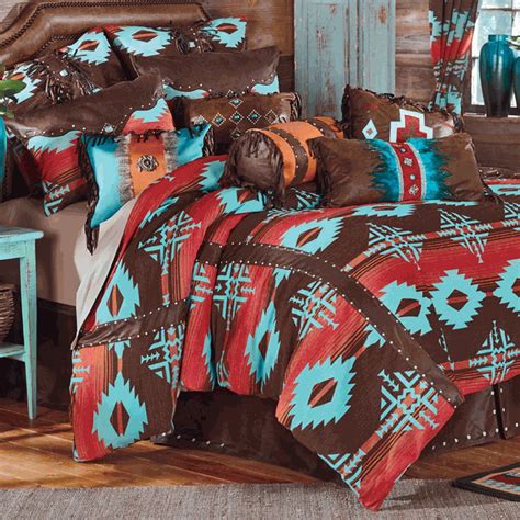 Southwest Shadows Bed Set King A Lone Star Western Decor Exclusive