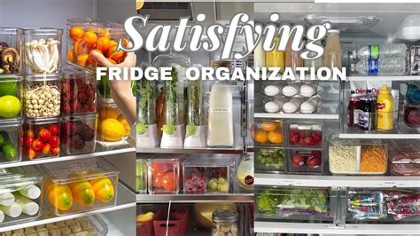 Satisfying Fridge Organization And Restocking Vlog Asmr Clean And